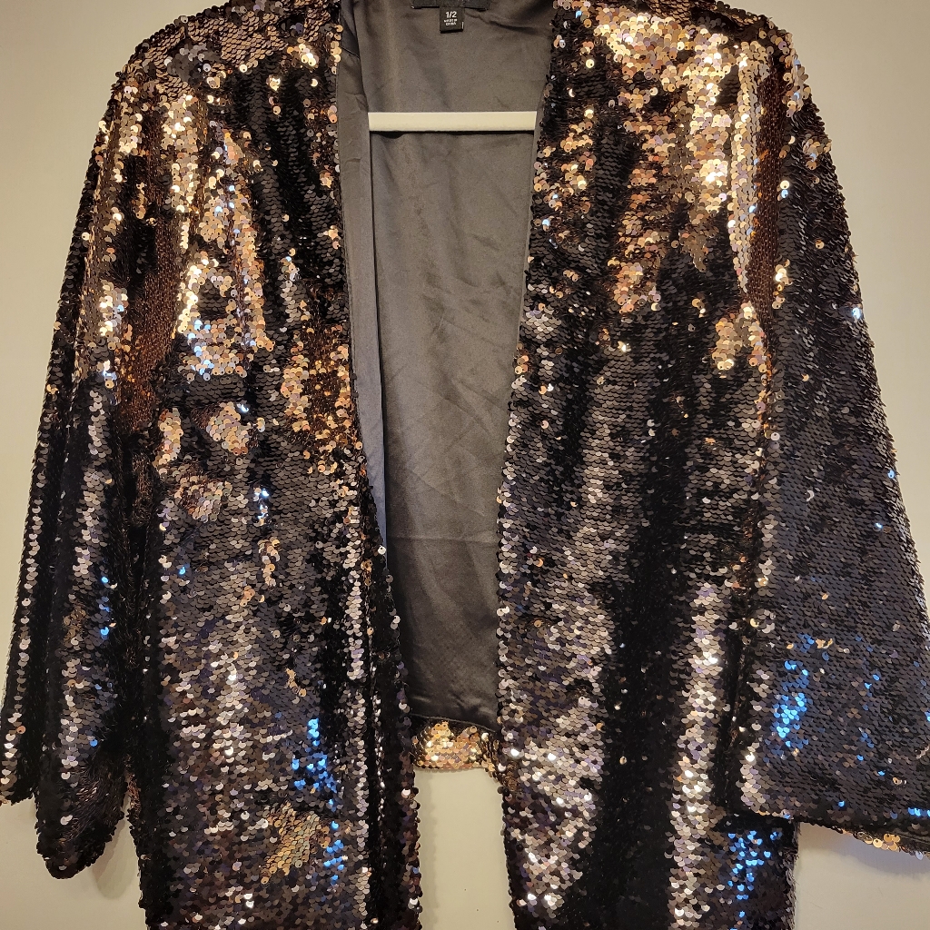 Two Tone Sequin Jacket